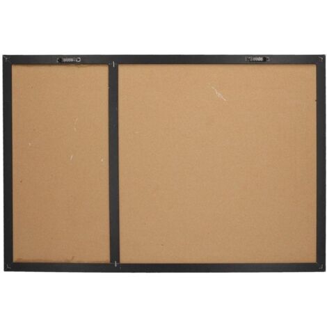 Lavagna Da Cucina In Legno Con Corda – 60x26,5cm, Con Gessetto E Vassoio, Design Uva, Per Appunti E Liste