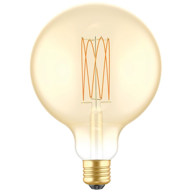 Lampadina Vintage E27 Incandescenza 30W Sfera filamento verticale