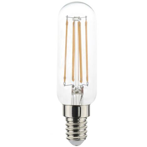 Lampadina LED Trasparente Tubolare 4,5W 470Lm E14 2700K Dimmerabile