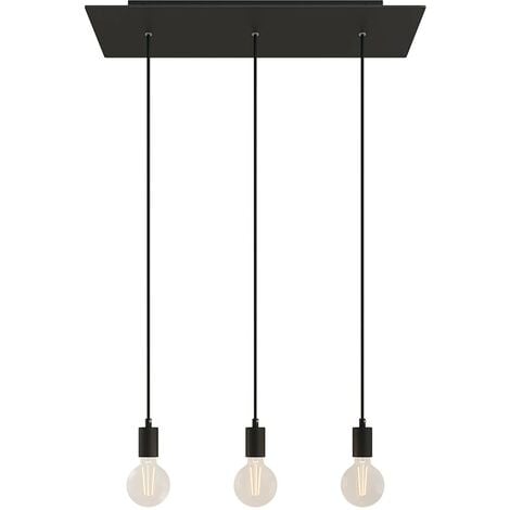 QUATTRO LAMPADARIO SOSPENSIONE LED 72W 3000K RETTANGOLARE GRANDE