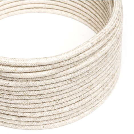 Cavo Tondo Retrò, Conduttore Con Copertura In Tessuto 2x0,75 Mm - Foto 5