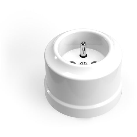 C'era Una Volta 7776 Delux | Placca In Porcellana Con Presa Bipasso E - Foto 9