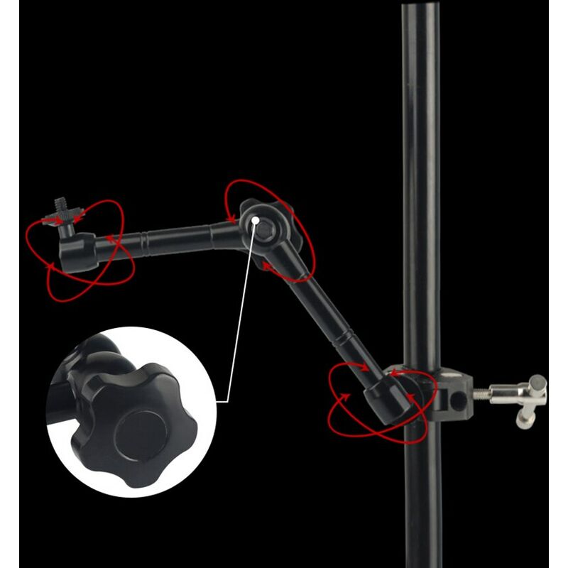 Pince Crabe + Support V-Lock Universel - Pour Batterie Appareil Photo, Caméra - Déverrouillage Rapide