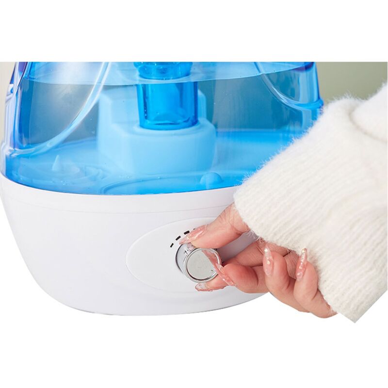 Humidificateur D'Air, 2L Humidificateur Ultrasonique Silencieux Avec Thermo Hygrometre Duple Buse 36 Heures Temps De Fonctionnement Arret Automatique 7 Led Pour Maison Chambre Bureau 87248698