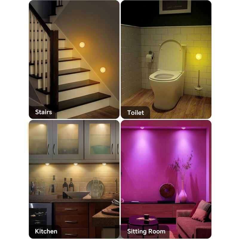 Lampe De Placard LED, Eclairage Led Cuisine Sous Meuble, Blanc Chaud