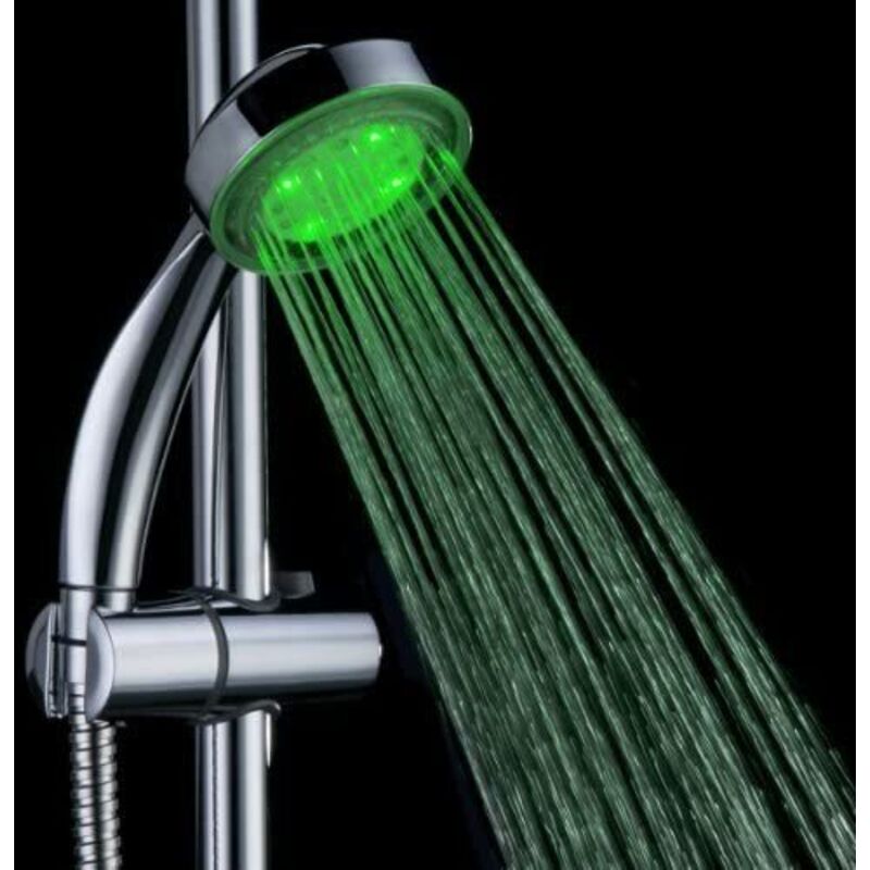 Pommeau De Douche Bluetooth Avec Lumières LED Et Musique - Ambiance Karaoké, éclairage Coloré, Fonction Pause. Amusant Et Relaxant !