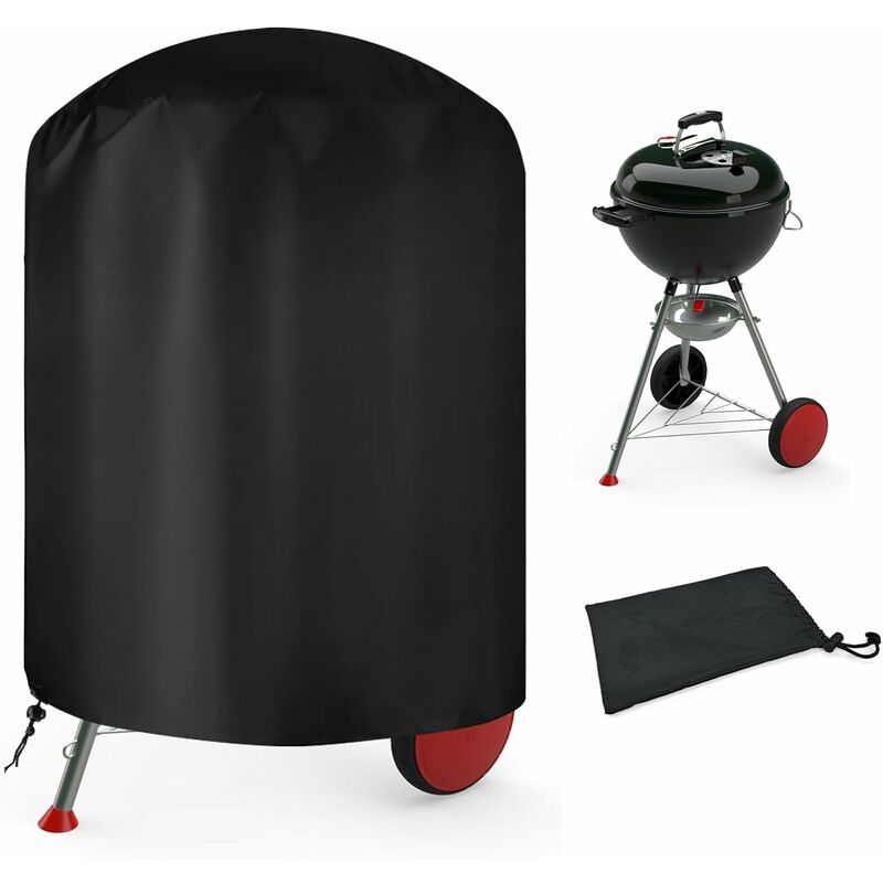 Housse Barbecue Couverture de Barbecue Bâche de Protection BBQ 150*61*100cm  Protecteur de barbecue pour patio extérieur et jardin, Anti-UV Anti-l'eau  Anti-l'humidité 