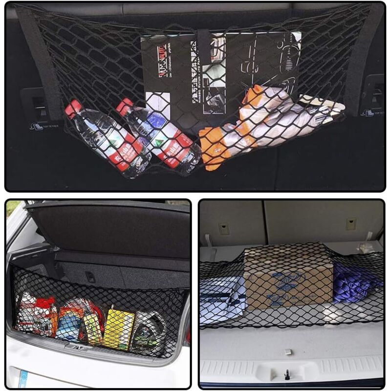 Filet Coffre Voiture Filet Rangement Voiture 110x60cm Filet pour Coffre De Voture Organisateur Filet Coffre Voiture Filet Rangement Voiture 110x60cm Filet pour Coffre De Voture Organisateur