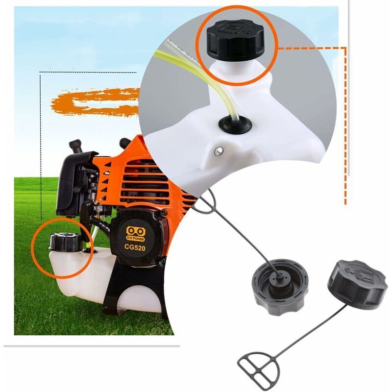 Bouchons D’Essence Pour Tondeuse Et Débroussailleuse X 2