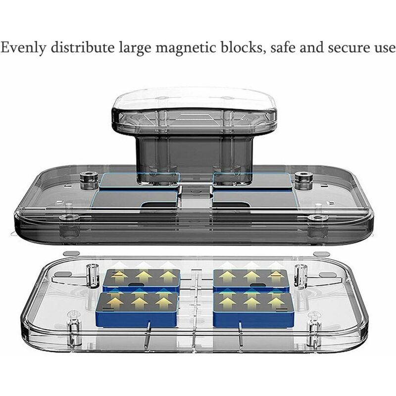 Lave vitre magnétique double vitrage,Verre latéral Outils d'essuie