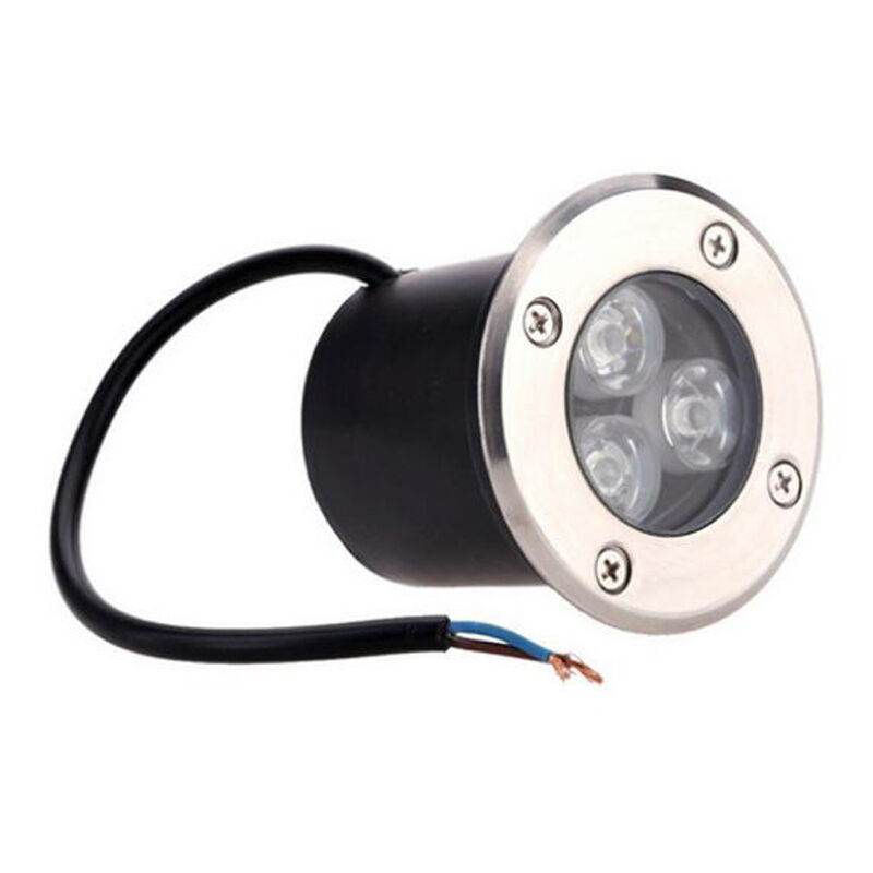 4 Spots LED Encastrables Extérieur Goodia – 3W, 270 Lumens, 3000K, IP67 – Pour Terrasse, Jardin, Allée