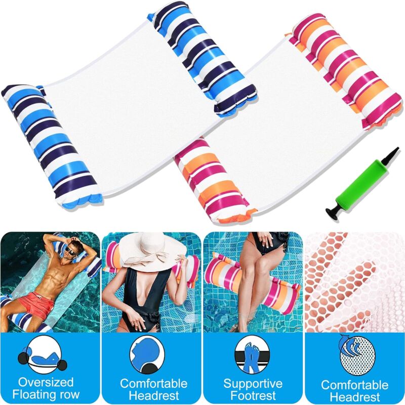 Matelas Gonflable Piscine, Bouee Piscine Adulte, Hamac Gonflable pour Fêtes festives, plage Matelas Gonflable Piscine, Bouee Piscine Adulte, Hamac Gonflable pour Fêtes festives, plage
