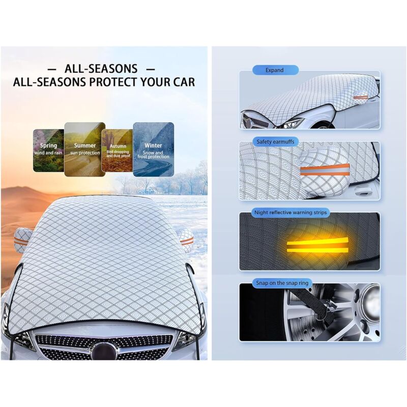 VideoPUP Protection Contre Le Gel Pour Pare-brise De Voiture