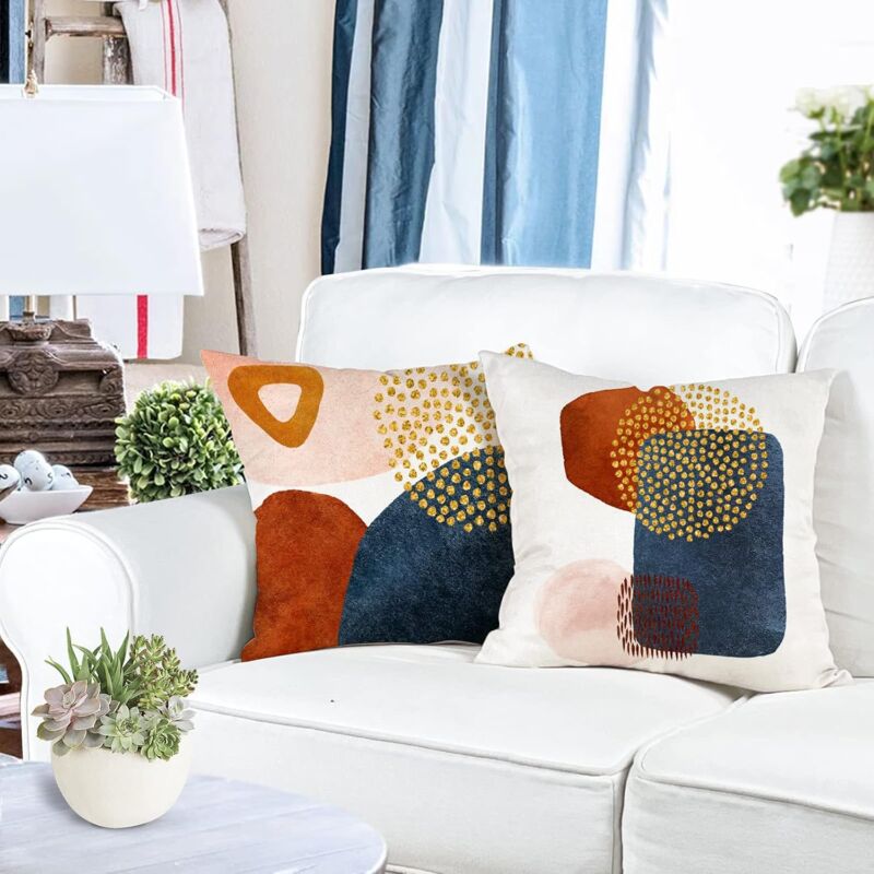 Mugod Housse De Coussin Décorative Pour Canapé, Housse De