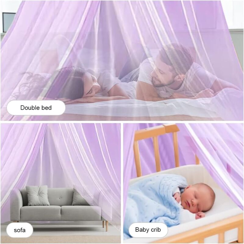 Ciel De Lit Bebe Moustiquaire De Lit UILYNIU 250x900x60cm | Mailles Fines | Sans Porte | Intérieur/Extérieur | Rose Mailles Fines Polyester Ciel De Lit Bebe Moustiquaire De Lit UILYNIU 250x900x60cm | Mailles Fines | Sans Porte | Intérieur/Extérieur | Rose Mailles Fines Polyester