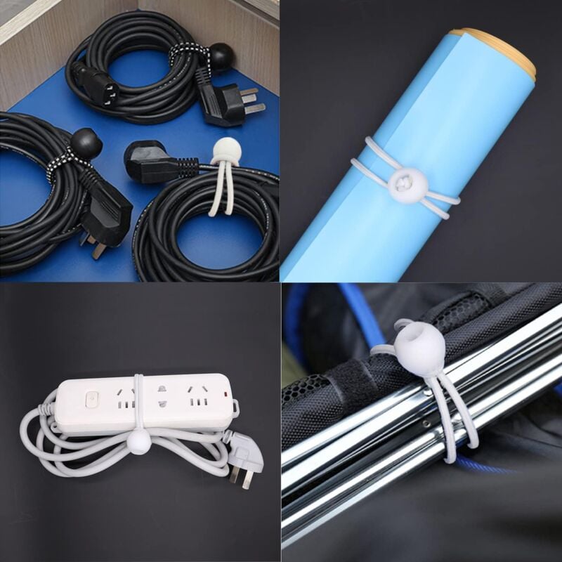 10 Pièces Tendeur Elastique, Tendeur Bache, Sandow Elastique