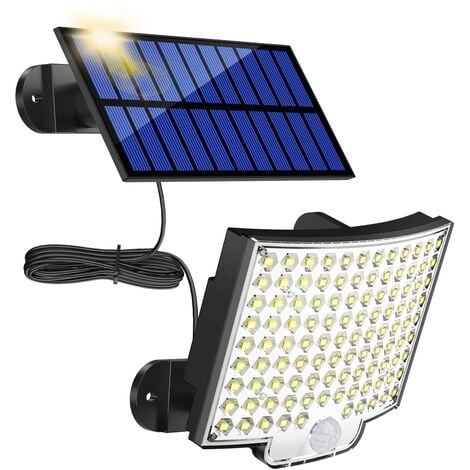 Projecteur LED solaire : Projecteur LED solaire extérieur - ALUSON