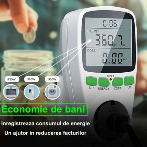 Compteur KWh Monophasé 100A Avec Indicateur LED - Surveillance Énergie Précise