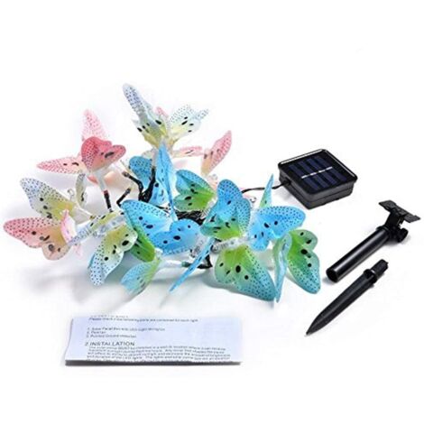 Yiilead Décoration De Jardin Solaire De 17 Cm, Panier De Fleurs En