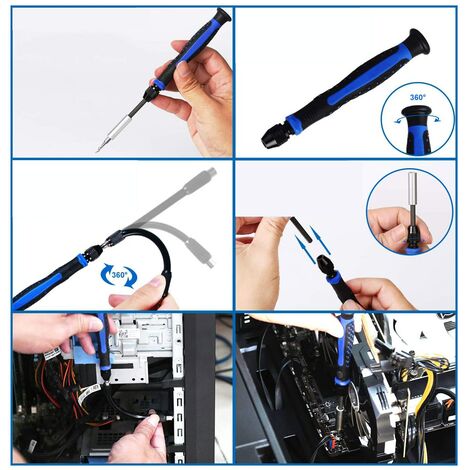 Ensemble de Tournevis de Précision 126-en-1 Ensemble d'Outils d'Entretien Professionnel