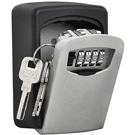 Boite à Clefs Haute sécurité de la police Safe Key Murale à 4 chiffres clés Coffre haute sécurité Combination Lock stocker les clés de (1/5)