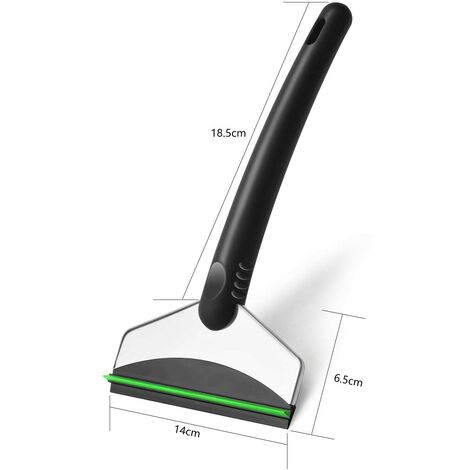 Grattoir à Glace Pour Voiture Oumuik - Lame Douce Anti-rayures - Vert - Pour Pare-brise Et Vitres - Durable Et Efficace