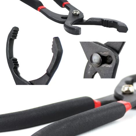 Pince Filtre à Huile Réglable 55-110 Mm – Poignées Antidérapantes Acier 45#