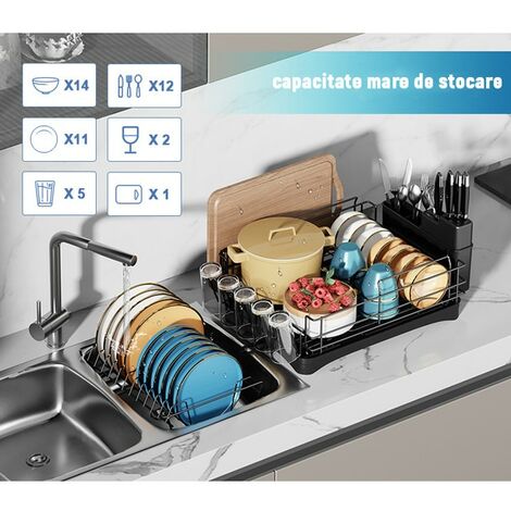 Égouttoir à Couverts Rectangulaire Couleurs Assorties 20,5x12cm 7house | Leroy Merlin