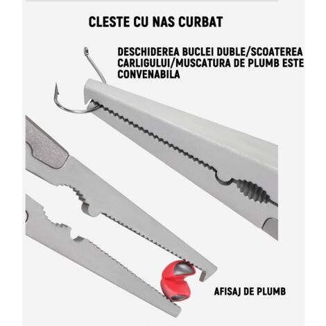 Pince Ciseaux Pêche Multifonction Acier Inoxydable - Coupe Ligne Et Outils