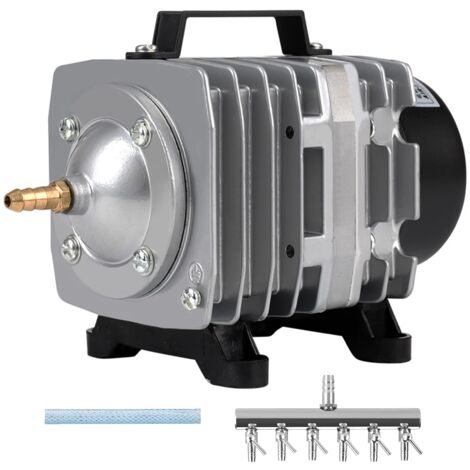 Jusch – Pompe à air d'aquarium 1250 GPH – Aérateur d'étang électromagnétique 35W – Pour cultures hydroponiques et applications commerciales - 1250GPH-35W