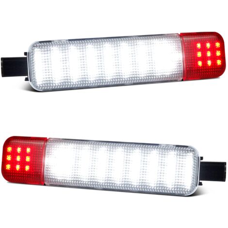 Éclairage de porte intérieur LED pour panneau de porte, éclairage de courtoisie, voyant d'avertissement compatible avec Silverado/Sierra 1500 1999-2006 2001-2006 3500 2500 HD 1999-2006 Yukon 1995-1999 (1/5)