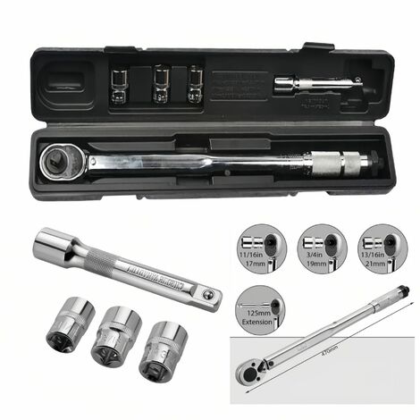 Clé dynamométrique micrométrique à entraînement de 1/2 pouce (25-250 pi-lb) (1/5)