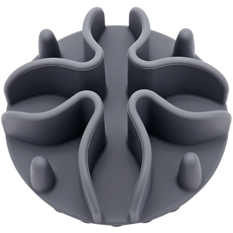 Gamelle Anti-Bienvenue pour Chien, Gamelle pour Chien et Chat à Alimentation Lente, Gamelle à Alimentation Lente en Silicone antidérapante, adaptée aux Gamelles pour Animaux de différentes Tailles (Pe (1/5)