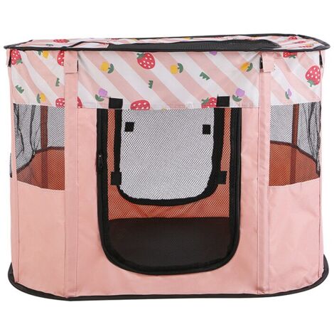 Niche pour chat pliable, portable, facile à ranger, poche intérieure, 70/55/45 cm, matériau oxford/nylon, multicolore (1/5)