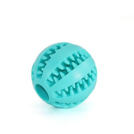 Jouet de dentition pour animaux de compagnie, boule de pastèque, jouet en Silicone pour chien, boule de dentition Anti-morsure, boule de nettoyage des dents, déversement de nourriture, jouet à mâcher