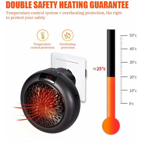 Chauffage De Voiture Portable 12V 150W - Dégivrage Rapide Et Soufflerie - Branchement Allume-cigare - Pour Toutes Voitures