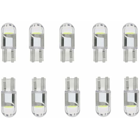 30 Pieces LED Ampoule Voiture COB Ampoule de Remplacement,168 Ampoule LED, LED Interior Car Lights