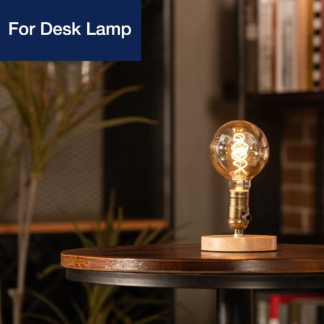 Liuyife Ampoule LED Edison G80 Rétro Antique à Intensité Variable 4W ( Équivalent à 40W), Ampoule à Flament à Vis E27 Blanc Chaud Ambre 2700K Pour Café, Librairie, Décoration De Lustre, 2 Pack