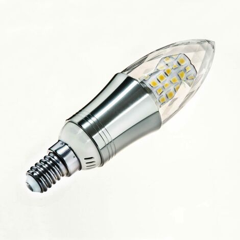 Lot de 4 Ampoule LED en Forme de Bougie E14 12W, Équivalent 100W Ampoule Incandescente,  Blanc Lumière du Chaud,  Ampoule Bougie Petit Edison à Vis