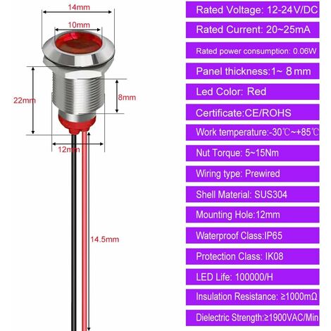 Crâne à LED De Moto Tourner La Lumière Du Signal Indicateur Ambre Lampe