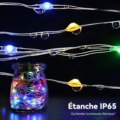 Lot De 12 Guirlandes Lumineuses Alimentées Par Piles, 2,1 M, 20 LED, Mini Guirlandes Lumineuses étanches Scintillantes Pour Fête Intérieure, Noël, Bricolage, Chambre à Coucher, Décoration De Jardin