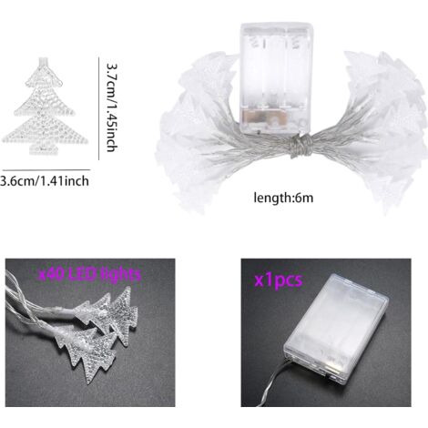 Guirlande Lumineuse Étoile,Rideau Lumineux Étoile,6m Noël Guirlande Lumineuse LED,Guirlande Lumineuse à LED,Guirlande Llumineuse de Noël