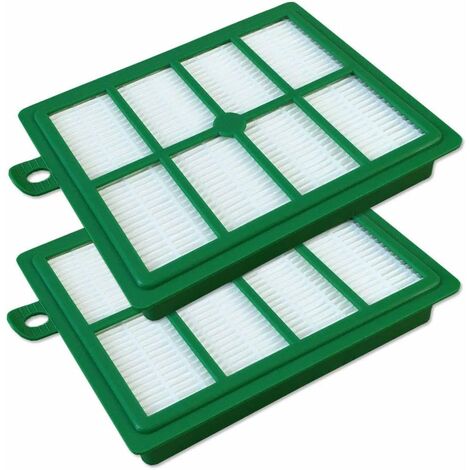Convient pour filtre de sortie d'air d'aspirateur Philips FC8760/FC8761/FC9710/FC8766 (vert 2 pièces) (1/5)