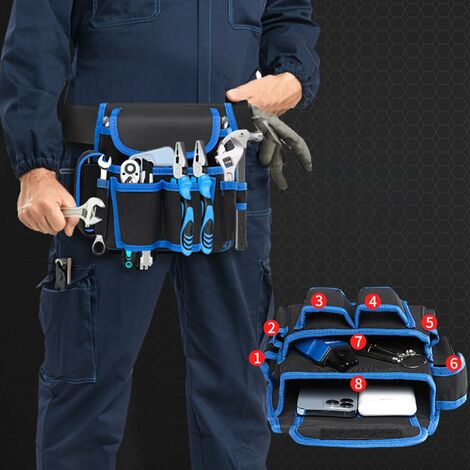 Ensemble D'outils De Bricolage Parkside Avec Sacoche De Ceinture - Inclut Pince Et Tournevis - Neuf