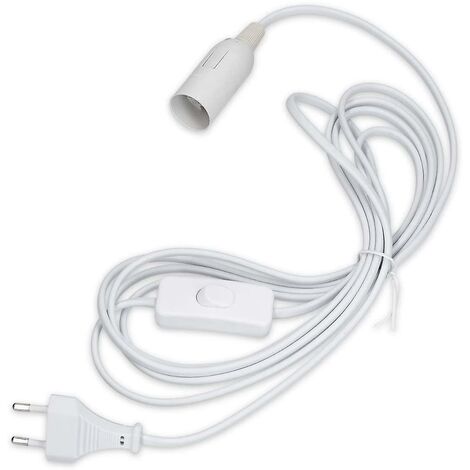 Lot De 2 Douilles E27 Avec Col Cygne - Lampe à Pince Réglable 360° - Interrupteur Et Câble 1.8m