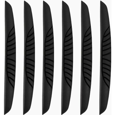 Protection de bord de porte de voiture protection de bord de porte voiture noir caoutchouc protecteur de bord de porte autocollant(6 pièces) (1/5)