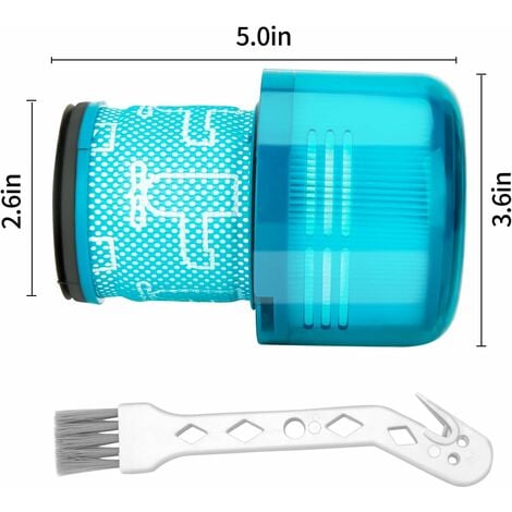 Filtre pour Dyson V15,3 Packs Filtres de remplacement pour Dyson V11 V15 SV14 SV17 SV22 Detect Animal Absolute Extra Pro Torque Drive Motorhead Aspirateur, Remplacer DY-970013-02