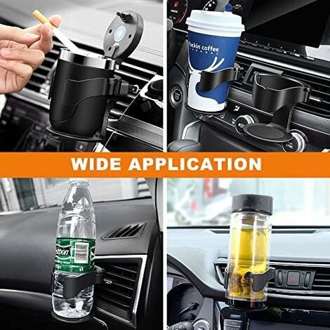 Porte-boisson pour véhicule / Porte-gobelet pour véhicule (noir)