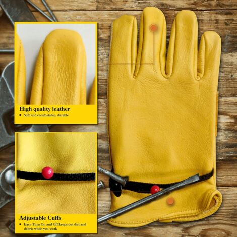 COOLJOB Gants De Jardinage 3 Paires Homme Femme - Latex Polyester Recyclé Antidérapant Taille XL Vert Blanc