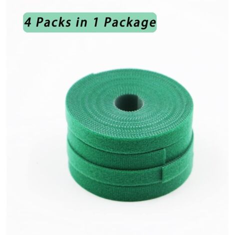 Velcro One-Wrap Attaches Jardin Réutilisables 12 Mm × 20 M – Vert – Soutien Doux & Solide Pour Plantes & Arbres
